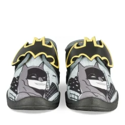 Chaussons NOIR Garçon Motif Uni Scratch