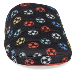 Chaussons NOIR Garçon Motif Uni A Enfiler