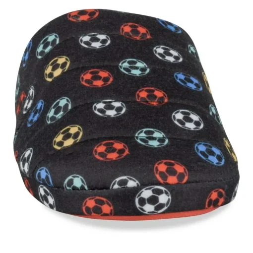 Chaussons NOIR Garçon Motif Uni A Enfiler