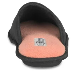 Chaussons NOIR Garçon Motif Uni A Enfiler