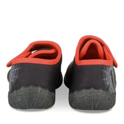 Chaussons NOIR Garçon Motif Uni Scratch