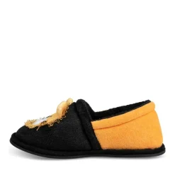 Chaussons NOIR Garçon Motif Animal A Enfiler