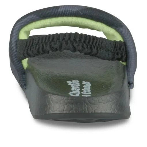 Chaussons NOIR Garçon Motif Camouflage Elastique