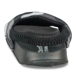 Chaussons NOIR Garçon Motif Camouflage Elastique