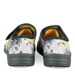 Chaussons NOIR Garçon Motif Uni Scratch