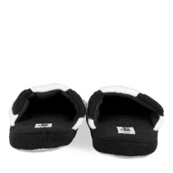 Chaussons NOIR Garçon Motif Uni A Enfiler