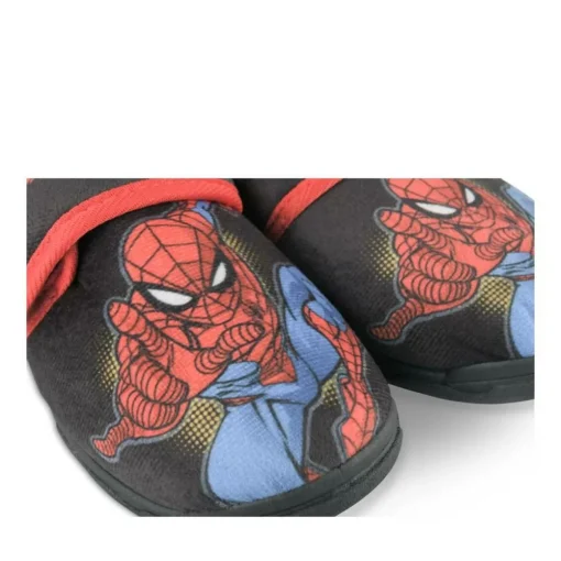 Chaussons NOIR Garçon Motif Uni Scratch