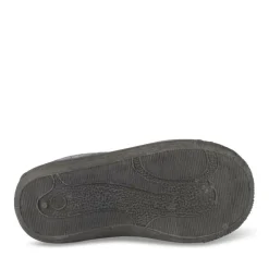 Chaussons NOIR Garçon Motif Uni A Enfiler