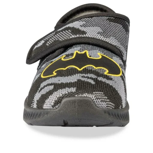 Chaussons NOIR Garçon Motif Uni Scratch