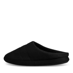Chaussons NOIR Garçon Motif Uni A Enfiler