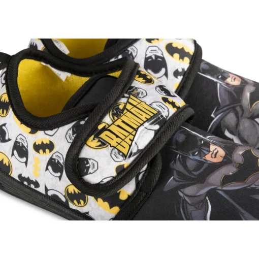 Chaussons NOIR Garçon Motif Multicolore Scratch