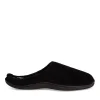 Chaussons NOIR Homme Motif Uni A Enfiler