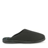 Chaussons NOIR Homme Motif Uni A Enfiler