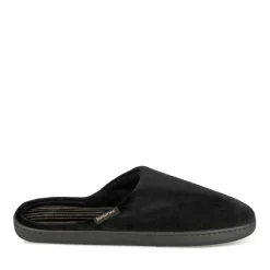 Chaussons NOIR Homme Motif Uni A Enfiler