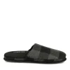 Chaussons NOIR Homme Motif Uni A Enfiler