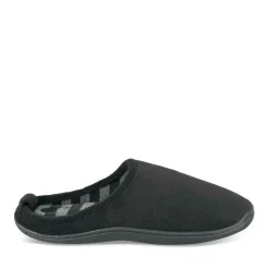 Chaussons NOIR Homme Motif Uni A Enfiler