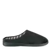 Chaussons NOIR Homme Motif Uni A Enfiler