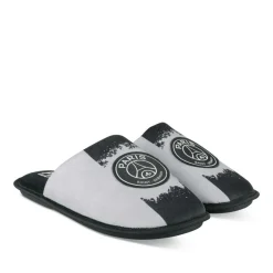 Chaussons NOIR Homme Motif Uni A Enfiler