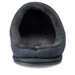 Chaussons NOIR Homme Motif Uni A Enfiler