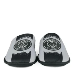 Chaussons NOIR Homme Motif Uni A Enfiler