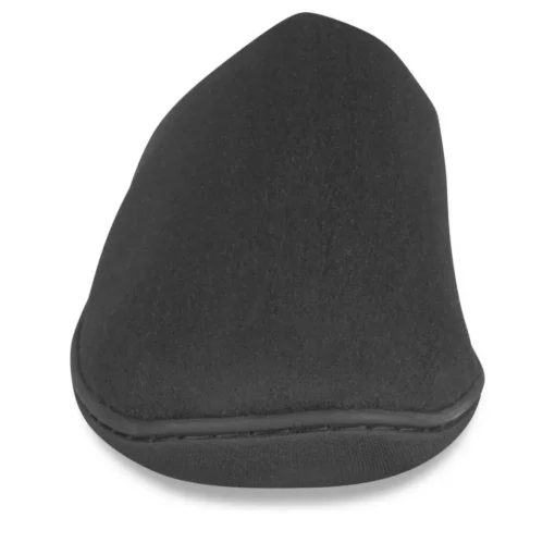 Chaussons NOIR Homme Motif Uni A Enfiler