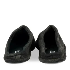 Chaussons NOIR Homme Motif Carreaux A Enfiler