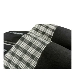 Chaussons NOIR Homme Motif Carreaux A Enfiler