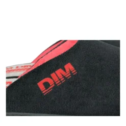 Chaussons NOIR Homme Motif Uni A Enfiler
