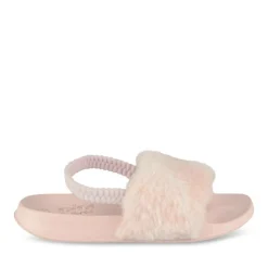 Chaussons ORANGE Fille Motif Uni Elastique