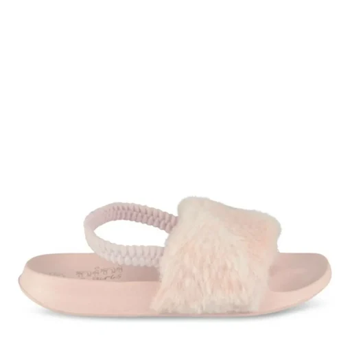 Chaussons ORANGE Fille Motif Uni Elastique