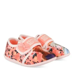 Chaussons ORANGE Fille Motif Multicolore A Enfiler