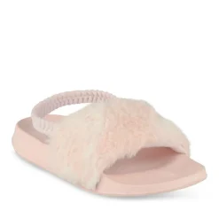 Chaussons ORANGE Fille Motif Uni Elastique