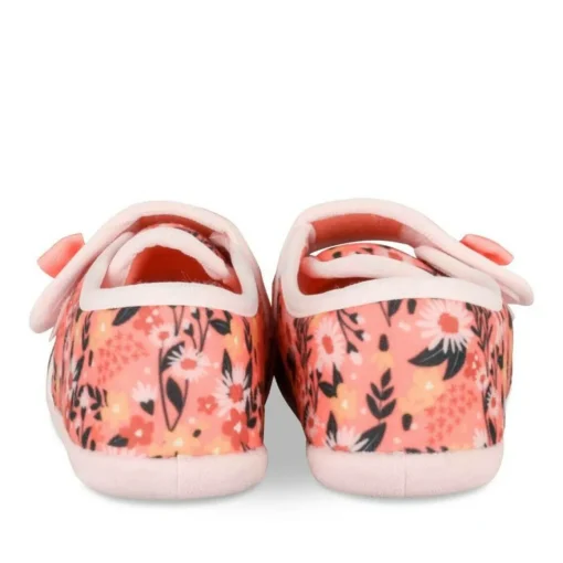 Chaussons ORANGE Fille Motif Multicolore A Enfiler