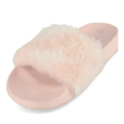 Chaussons ORANGE Fille Motif Uni A Enfiler
