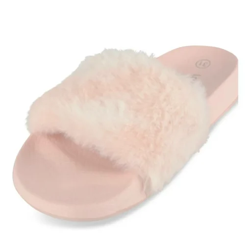 Chaussons ORANGE Fille Motif Uni A Enfiler