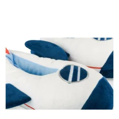 Chaussons Peluche Avion BLANC TAMS