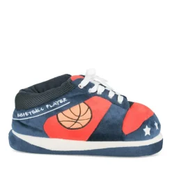 Chaussons Peluche Basketball BLEU DENIM SIDE