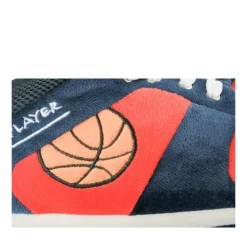 Chaussons Peluche Basketball BLEU DENIM SIDE