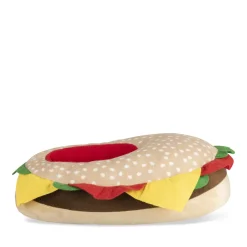 Chaussons Peluche Burger MULTICOLOR DENIM SIDE