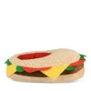 Chaussons Peluche Burger MULTICOLOR DENIM SIDE