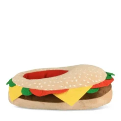 Chaussons Peluche Burger MULTICOLOR DENIM SIDE