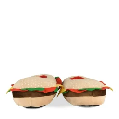 Chaussons Peluche Burger MULTICOLOR DENIM SIDE