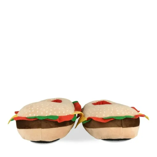 Chaussons Peluche Burger MULTICOLOR DENIM SIDE