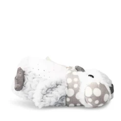 Chaussons Peluche Chouette GRIS MERRY SCOTT