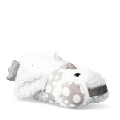 Chaussons Peluche Chouette GRIS MERRY SCOTT