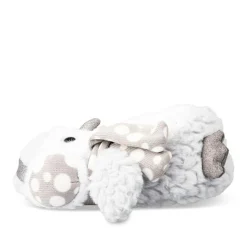 Chaussons Peluche Chouette GRIS MERRY SCOTT