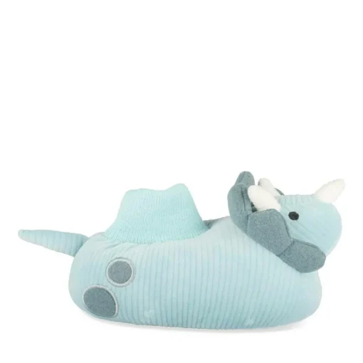 Chaussons Peluche Dinosaure BLEU CHARLIE & FRIENDS