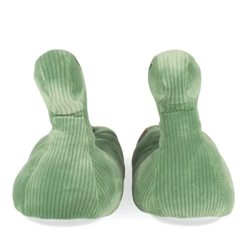 Chaussons Peluche Dinosaure VERT TAMS