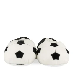 Chaussons Peluche Football NOIR TAMS