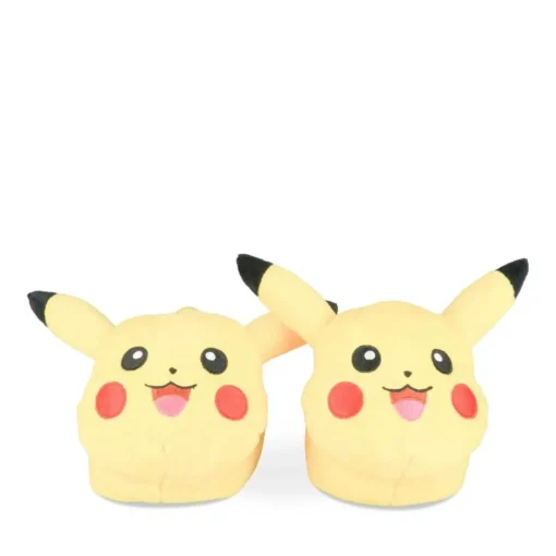 Chaussons Peluche Garçon Pikachu JAUNE POKEMON